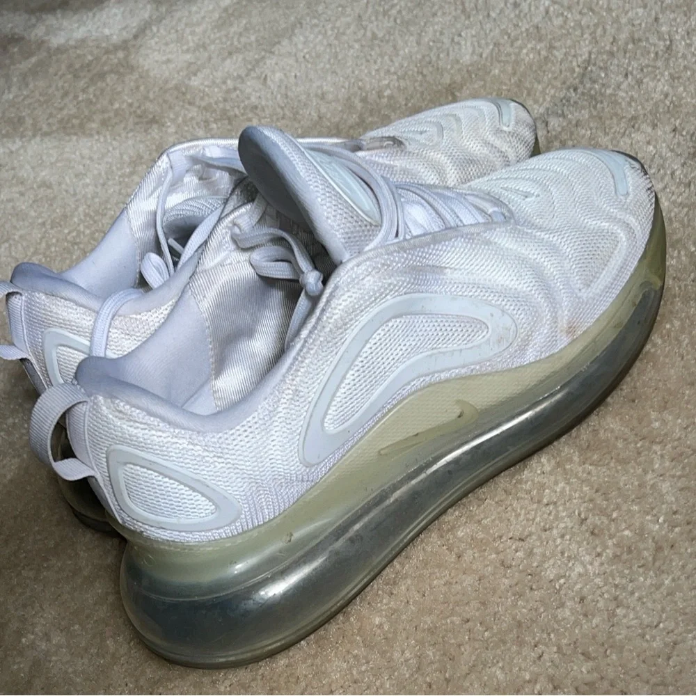 Nike White Air Max with Transparent Sole